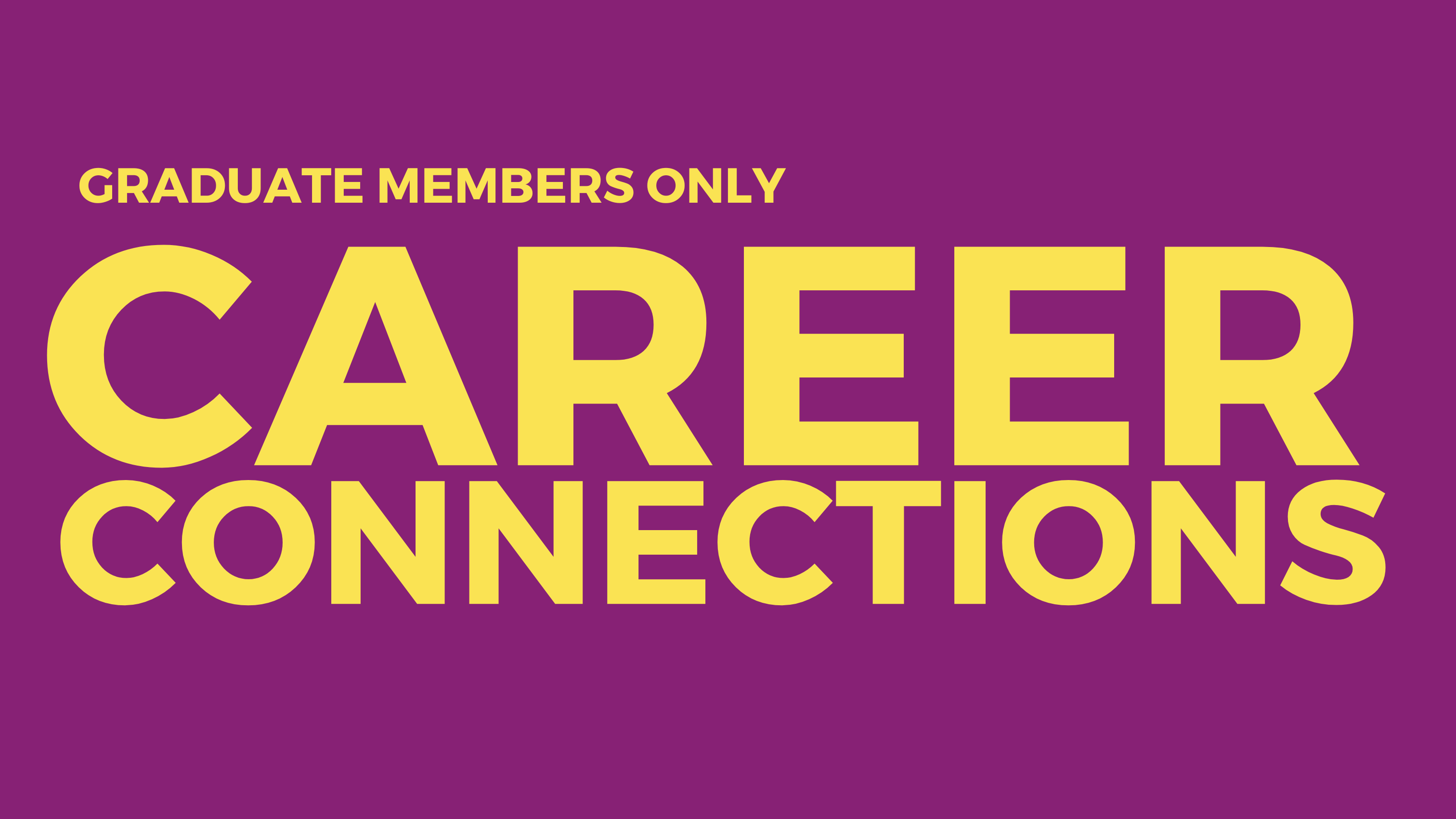 Career Connections with Jan Taylor & Alison Teate